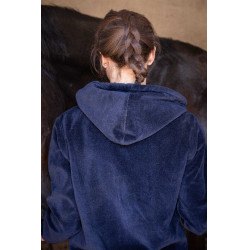 Felpa con zip Emy Velvet Pénélope Blu navy Felpa con zip Emy Velvet Pénélope Blu navy