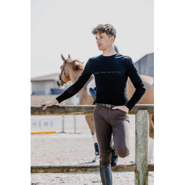Maglietta Pro Series Canter a maniche lunghe Nero Maglietta Pro Series Canter a maniche lunghe Nero