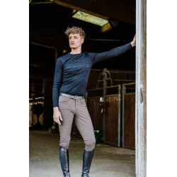 Maglietta Pro Series Canter a maniche lunghe Nero