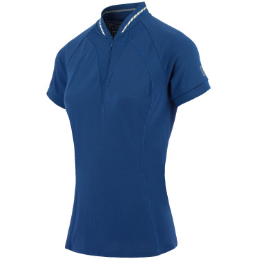 Polo Equithème Elodie Maniche corte Blu Monaco Polo Equithème Elodie Maniche corte Blu Monaco