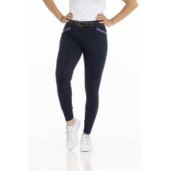 Pantaloni Equithème Kylie con fondo in silicone Blu navy
