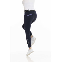 Pantaloni Equithème Kylie con fondo in silicone Blu navy
