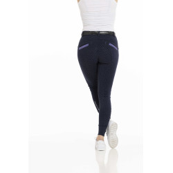 Pantaloni Equithème Kylie con fondo in silicone Blu navy