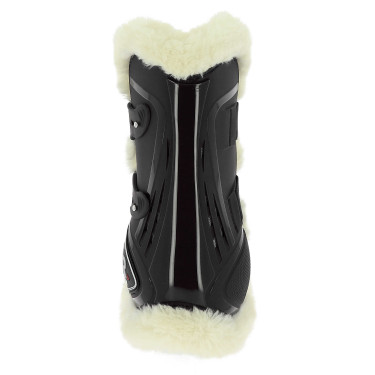 Stinchiere Norton XTR con bottoni in montone sintetico Nero