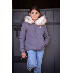 Bombers Eden di PL Lyon Grigio glitter