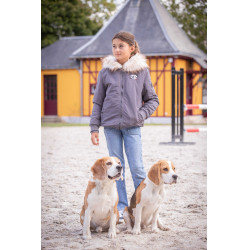 Bombers Eden di PL Lyon Grigio glitter