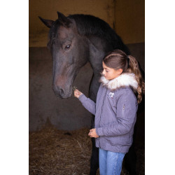 Bombers Eden di PL Lyon Grigio glitter