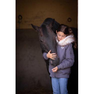 Bombers Eden di PL Lyon Grigio glitter