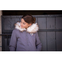 Bombers Eden di PL Lyon Grigio glitter