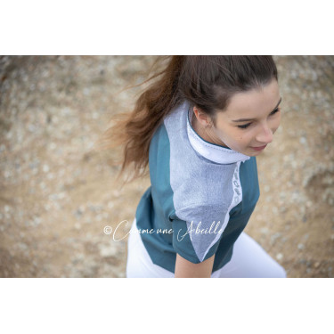 Polo Pénélope Indy Blu petrolio