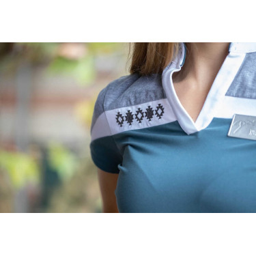 Polo Pénélope Indy Blu petrolio