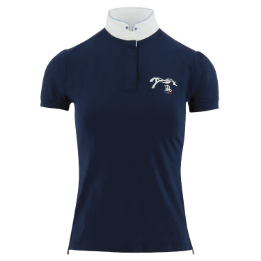 Polo da concorso Pénélope Madrid maniche corte Blu navy Polo da concorso Pénélope Madrid maniche corte Blu navy
