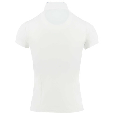 Polo da concorso Pénélope Madrid maniche corte Bianco Polo da concorso Pénélope Madrid maniche corte Bianco