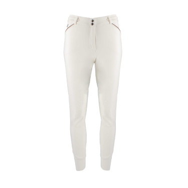Pantaloni Pénélope Point Sellier Bianco