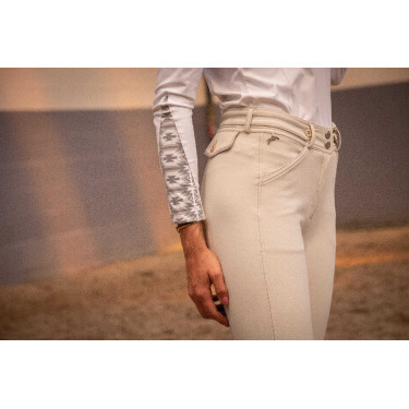 Pantaloni Pénélope Point Sellier Crema Beige