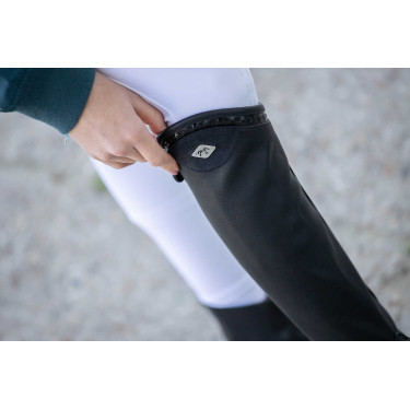 Mini chaps Pénélope Softy Nero