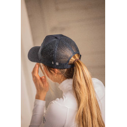 Berretto Pénélope Mesh Marina Blu marino