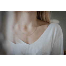 Collana Pénélope Eugénie Dorato Oro