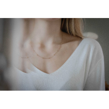 Collana Pénélope Eugénie Dorato Oro