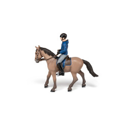 Cavallo da passeggiata e il suo cavaliere Papo