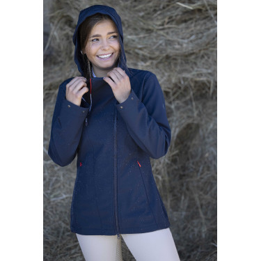 Giacca softshell Equithème Lila Blu navy Giacca softshell Equithème Lila Blu navy