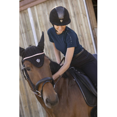 T-shirt Equithème Sofia maniche corte Blu navy