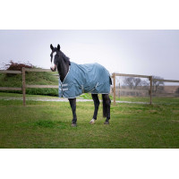 Coperta Equithème Tyrex 600D riciclata Blu navy Coperta Equithème Tyrex 600D riciclata Blu navy