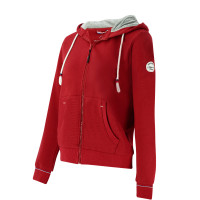 Felpa con zip Equithème Courtney Ciliegia Rosso Felpa con zip Equithème Courtney Ciliegia Rosso