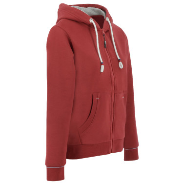Felpa con zip Equithème Courtney Ciliegia Rosso Felpa con zip Equithème Courtney Ciliegia Rosso