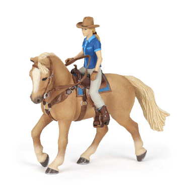Cavallo western e la sua cavallerizza Papo Cavallo western e la sua cavallerizza Papo