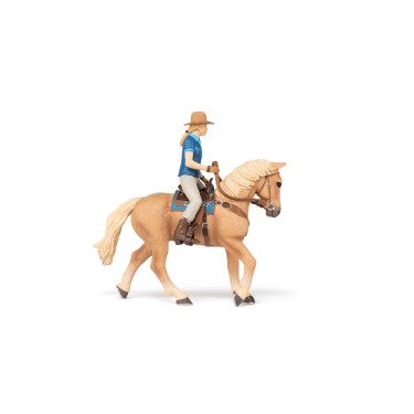 Cavallo western e la sua cavallerizza Papo Cavallo western e la sua cavallerizza Papo