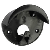 Porta-testa Hippotonic in plastica Nero