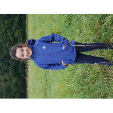 Softshell Equi-Kids Amandine Blu navy