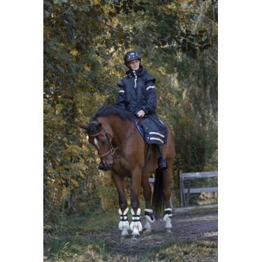Impermeabile Equithème RiderCoat Nero Impermeabile Equithème RiderCoat Nero