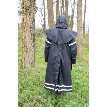Impermeabile Equithème RiderCoat Nero Impermeabile Equithème RiderCoat Nero
