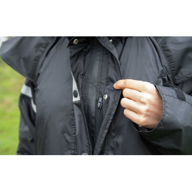 Impermeabile Equithème RiderCoat Nero Impermeabile Equithème RiderCoat Nero