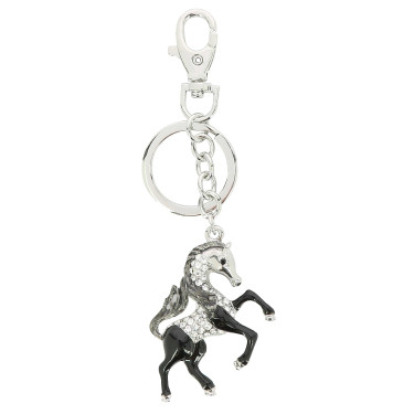 Portachiavi Equi-Kids Luna Nero / argento