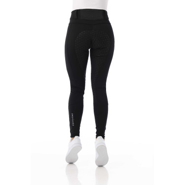 Pantaloni softshell Equitheme Kitzbuhl fondello in silicone Nero Pantaloni softshell Equitheme Kitzbuhl fondello in silicone Nero