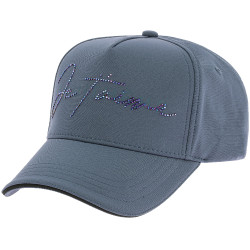 Cappellino Je t'aime Equithème Aude Blu / grigio