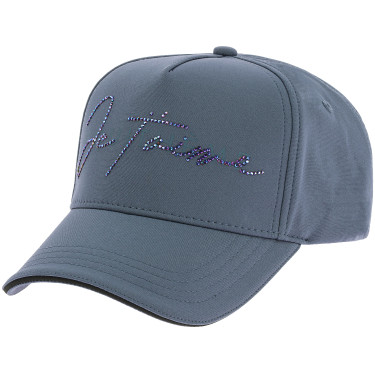 Cappellino Je t'aime Equithème Aude Blu / grigio