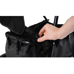 Carrello smontabile Hippotonic a 3 ruote Nero