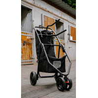 Carrello smontabile Hippotonic a 3 ruote Nero