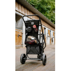 Carrello smontabile Hippotonic a 3 ruote Nero