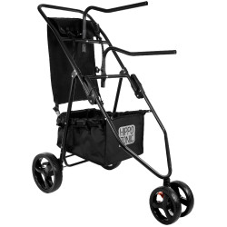 Carrello smontabile Hippotonic a 3 ruote Nero