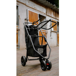 Carrello smontabile Hippotonic a 3 ruote Nero