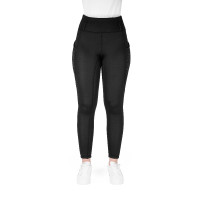 Leggings Equithème Neva donna Je t'aime Nero