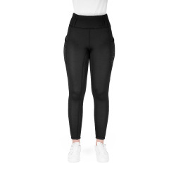 Leggings Equithème Neva donna Je t'aime Nero Leggings Equithème Neva donna Je t'aime Nero