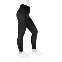 Leggings Equithème Neva donna Je t'aime Nero