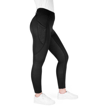 Leggings Equithème Neva donna Je t'aime Nero Leggings Equithème Neva donna Je t'aime Nero
