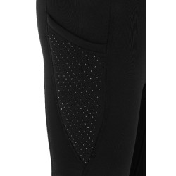Leggings Equithème Neva donna Je t'aime Nero Leggings Equithème Neva donna Je t'aime Nero